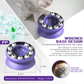 KADTC Cat Puzzle Toy Treat Dispenser Kitten Weight Loss Bowl Puzzles Slow Feeder Food Dispensing Kitty Enrichment Toys Brain Mental Stimulation Healthy Eating Mind Games